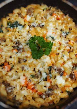 Foto resep Macaroni Carbonara Bolognese