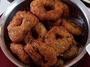 A picture of leftover rice vada