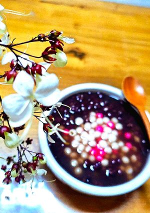 紅豆湯圓 的食譜成品照片