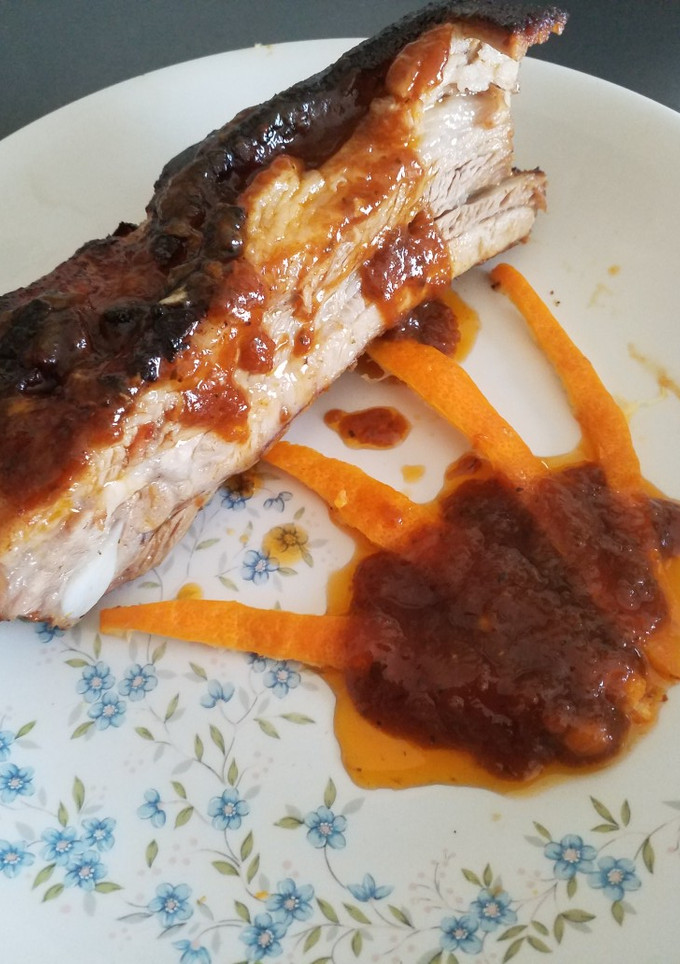 Una foto de Costillas al horno estilo lousiana