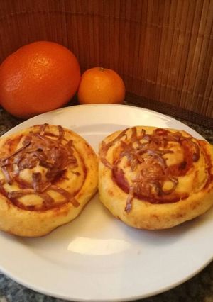Házi pizzás csiga recept fotója