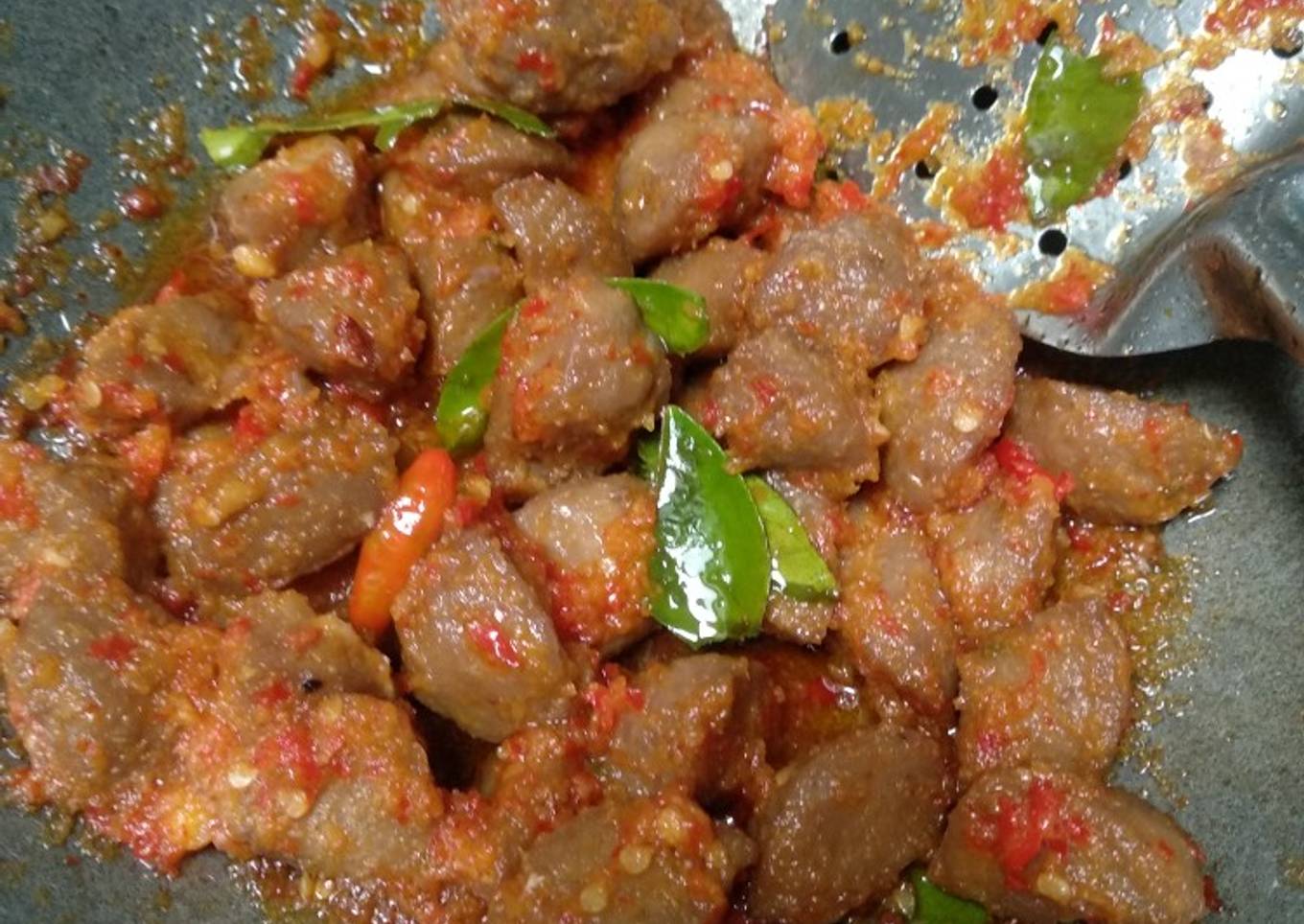 Bakso pedas ala pemula