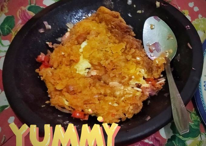 Telur geprek mantul...😉