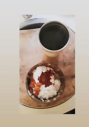 Une photo de Porridge overnight
