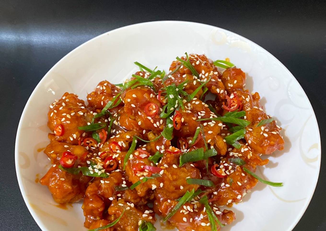 Dakganjeong / korean sweet chicken