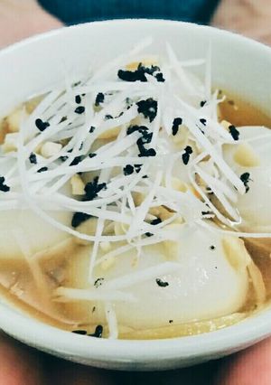 Hình của món Sủi dìn - Món ăn đường phố Hải Phòng.