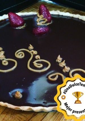Una foto de Tartaleta ganache chocolate 🍫🍓
