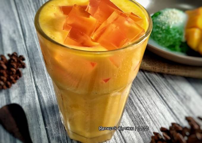 Resep 305 Es Mangga Jelly Oleh Beckszs Kitchen Cookpad