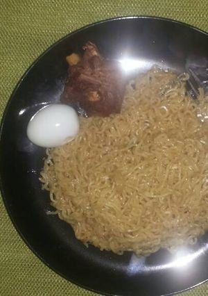 A picture of Pepper indomie and turkey.