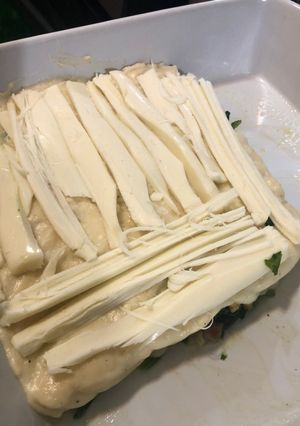 Una foto de Gratinado de espinaca con salsa bechamel