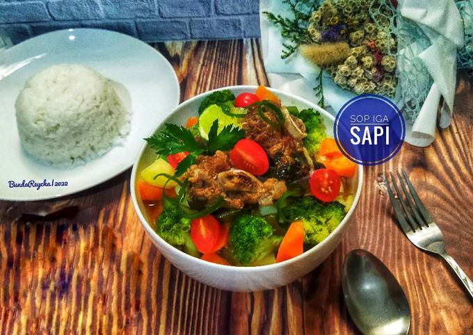 Resep 418 🍲 Sop Iga Sapi Oleh Intan Zahra Al Arsyad Bundareycha