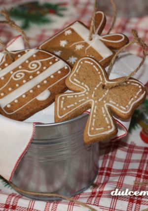 Una foto de Galletas Speculoos navideñas