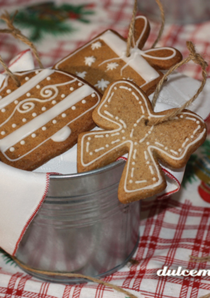 Una foto de Galletas Speculoos navideñas