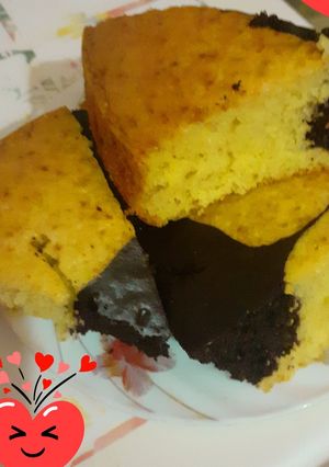 صورة لوصفة الكيك الرخامى