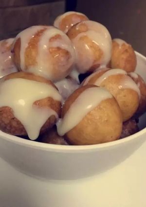 صورة لوصفة لقيمات لذيذه 😋😋❤️