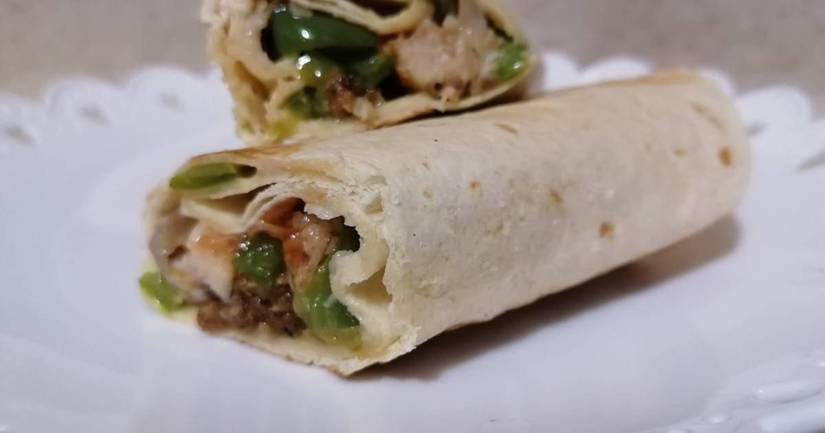 Chicken Tortilla Wrap Recipes 110 Recipes Cookpad 