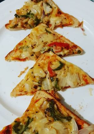 A picture of Bread pizza.