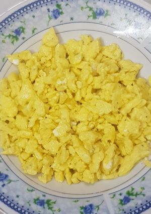 A picture of Scrambled eggs.