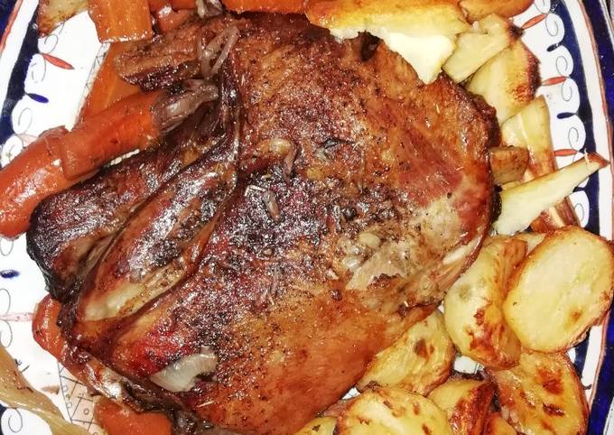 Easiest Way to Prepare Quick Easy Majorcan Sunday Roast Lamb