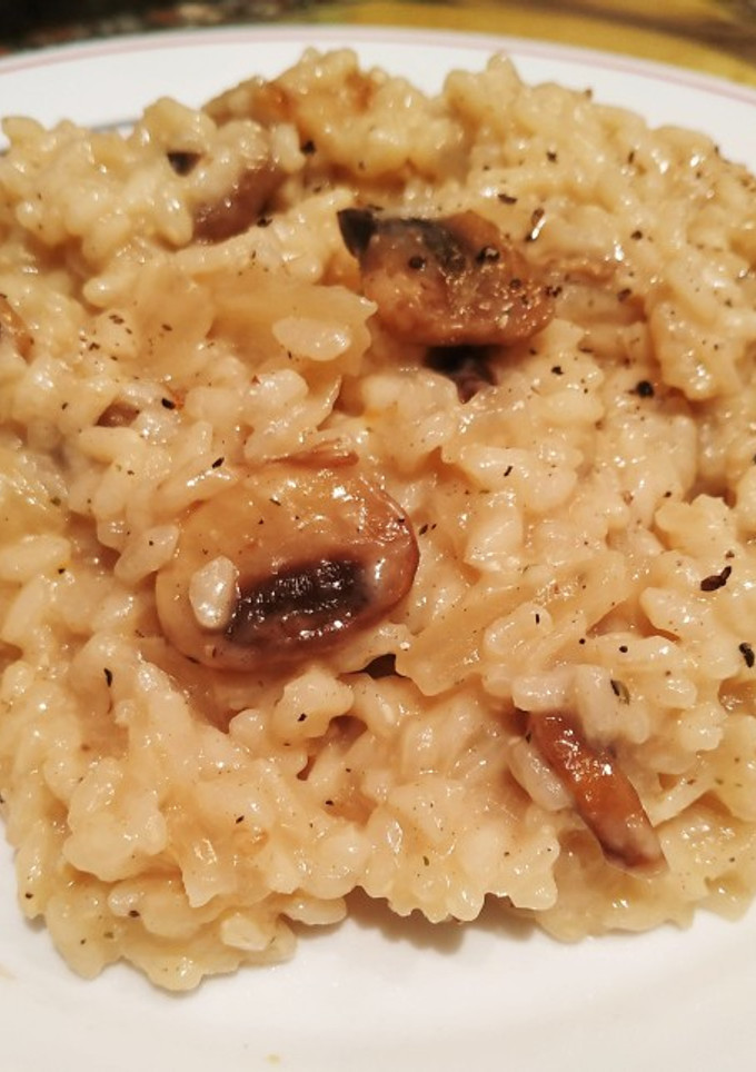 Una foto de Risotto de setas