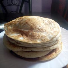 Fluffy pancakes A picture of Fluffy pancakes.