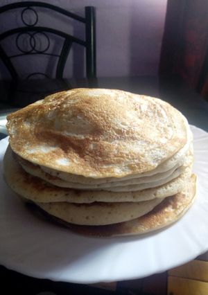 A picture of Fluffy pancakes.