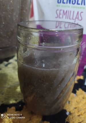 Una foto de Licuado de semillas (chía)