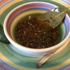 A picture of Argentinian Style Chimichurri Sauces(1. Classic Chimichurri Sauce).