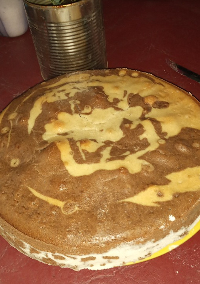 Una foto de Bizcochuelo marmolado