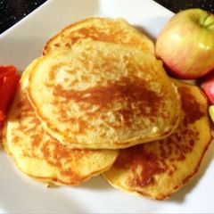 A picture of Apple and carrot Pancake.