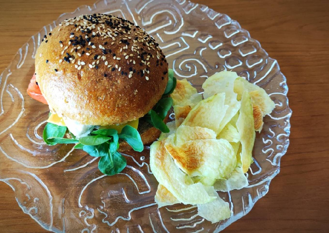 Hamburguesa casera gourmet real food