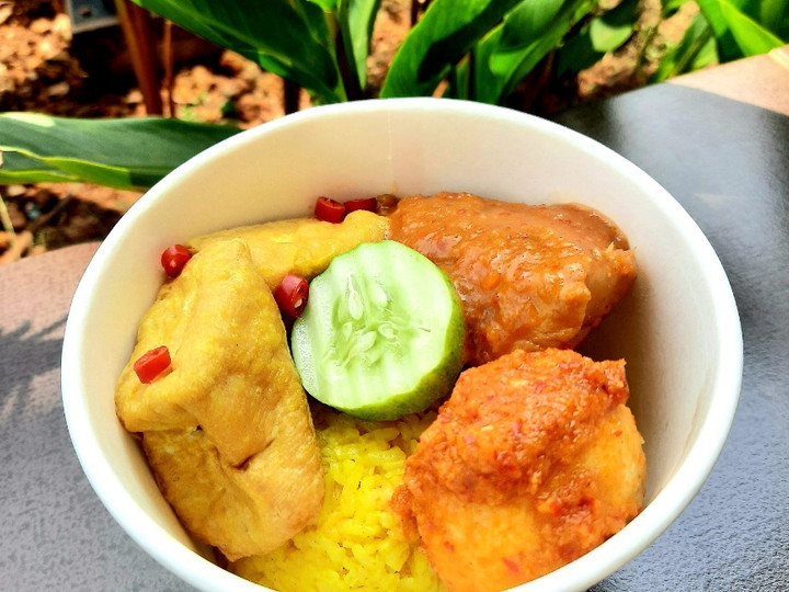Cara Gampang Membuat Rice Bowl Nasi Kuning yang Sempurna
