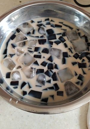 Foto resep Es Cincau hitam gula jawa