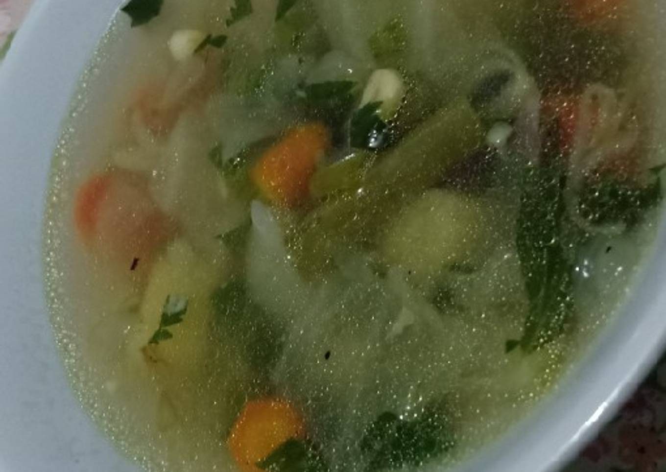 Sup sayur melawan malang