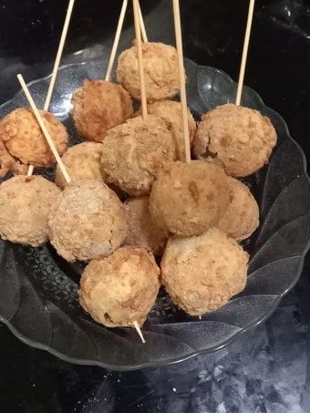 Cara Mudah Membikin Resep Sate Bakso Crispy yang Uenak Anti Ribet, Sempurna