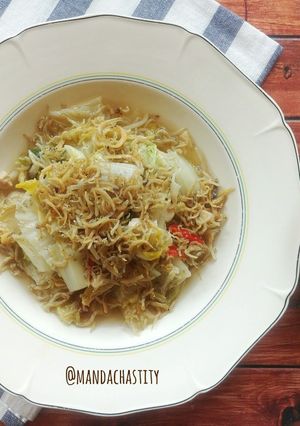 Foto resep Cah Sawi Putih Teri #BikinRamadanBerkesan 11