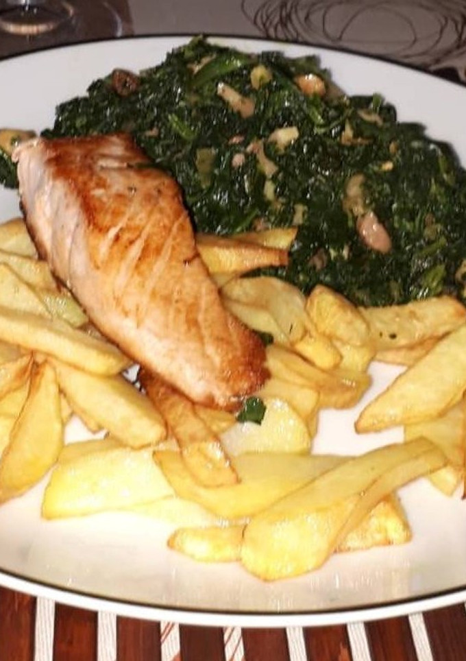 Una foto de Salmón a la Plancha