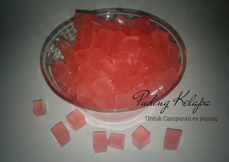 08. Puding kelapa (campuran es jagung)