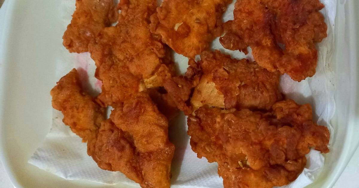 Crispy Zinger Chicken 😋🍗 Recipe by AK 👩🏻‍🍳 Cookpad