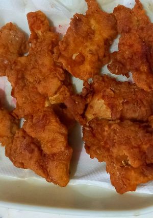 A picture of Crispy Zinger Chicken 😋🍗.