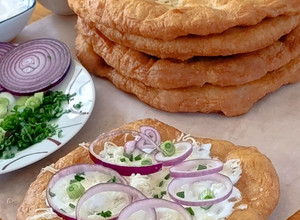 Lángos recept fotója