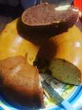 Torta marmolada en savarin y cacerola Essen