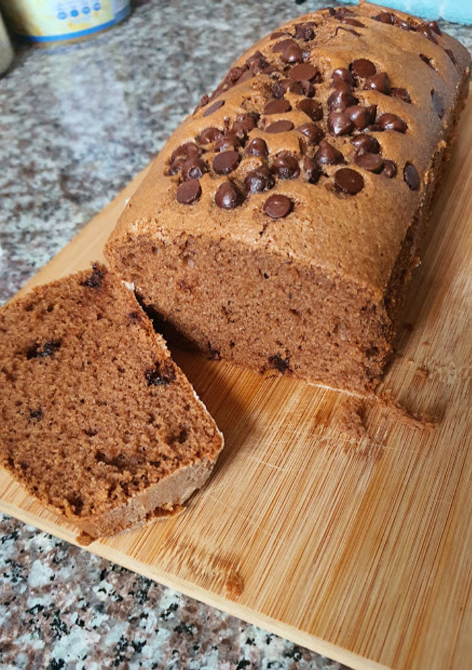 Una foto de Budín de chocolate con harina integral