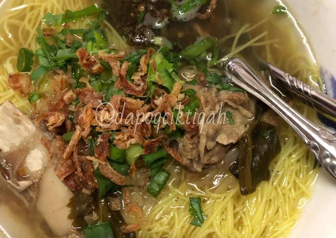 Resipi Bihun Sup Tulang Utara baq hang 😋 oleh Dapoq Cik ...