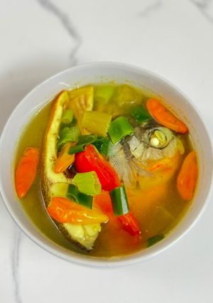 Foto resep Sup ikan bawal segar