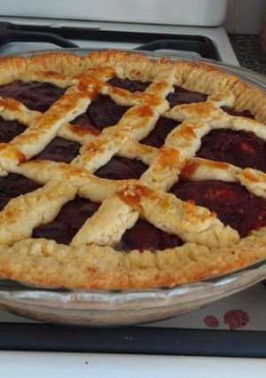 Una foto de Pastafrola de membrillo