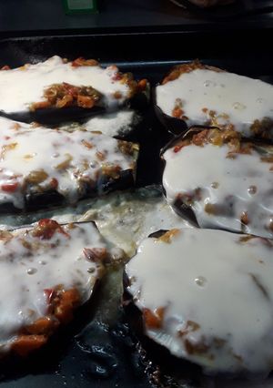 Una foto de Berenjenas vegetarianas