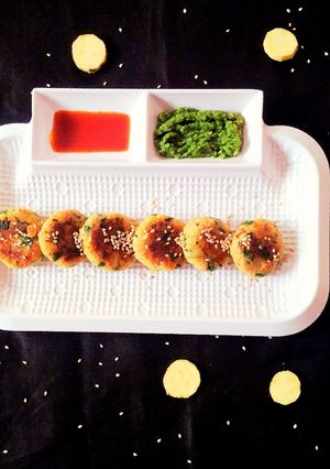 शकरकंद ओट्स कबाब (Shakarkand Oats Kabab recipe in Hindi) रेसिपी मुख्य फोटो