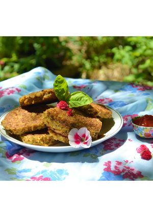 Una foto de Croquetas de arroz y zucchini😋