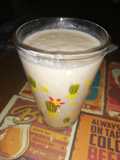 Batido! Granola, banana, yogur y manzana!